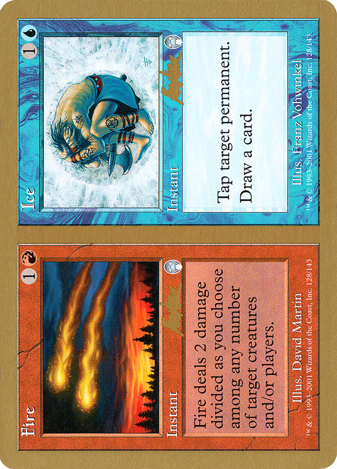 Fire // Ice (Brian Kibler) [World Championship Decks 2002] | Eastridge Sports Cards & Games