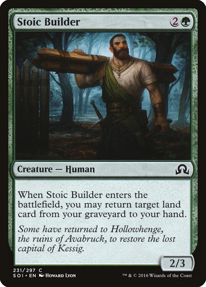 Stoic Builder [Shadows over Innistrad] | Eastridge Sports Cards & Games