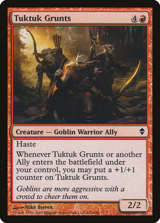 Tuktuk Grunts [Zendikar] | Eastridge Sports Cards & Games