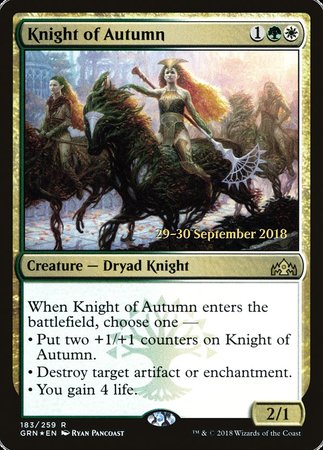 Knight of Autumn [Guilds of Ravnica Promos] | Eastridge Sports Cards & Games