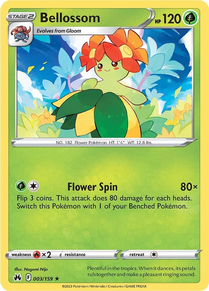 Bellossom (003/159) [Sword & Shield: Crown Zenith] | Eastridge Sports Cards & Games