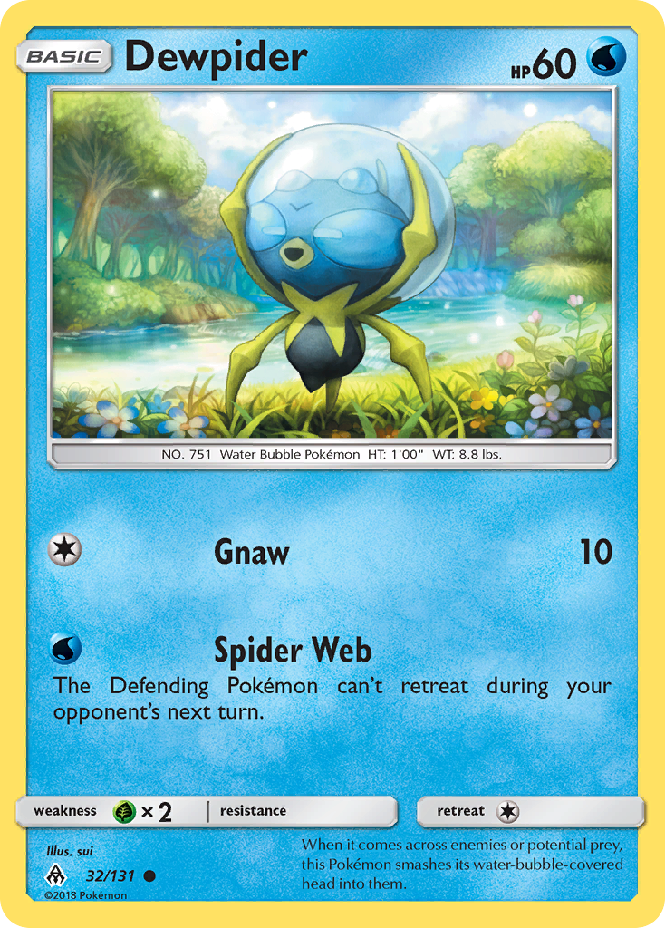 Dewpider (32/131) [Sun & Moon: Forbidden Light] | Eastridge Sports Cards & Games