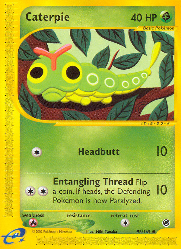 Caterpie (96/165) [Expedition: Base Set] | Eastridge Sports Cards & Games