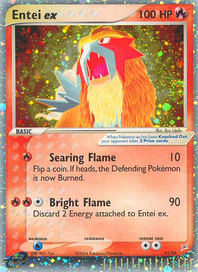 Entei ex (91/95) [EX: Team Magma vs Team Aqua] | Eastridge Sports Cards & Games