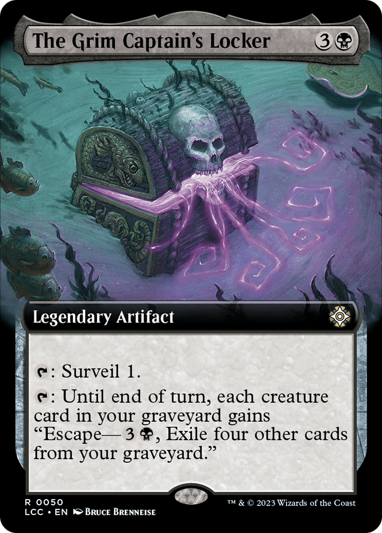 The Grim Captain's Locker (Extended Art) [The Lost Caverns of Ixalan Commander] | Eastridge Sports Cards & Games