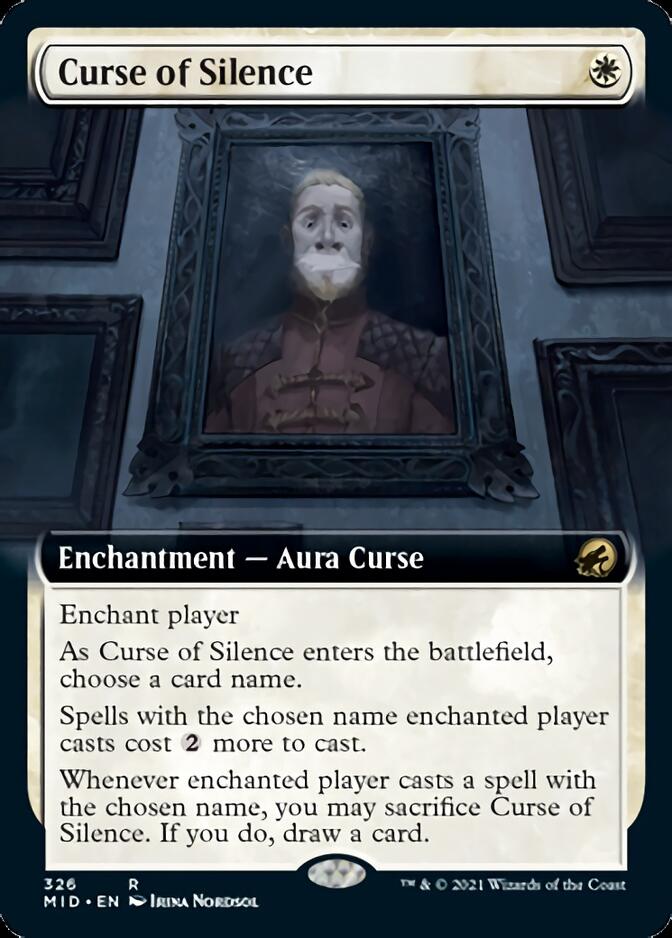 Curse of Silence (Extended) [Innistrad: Midnight Hunt] | Eastridge Sports Cards & Games