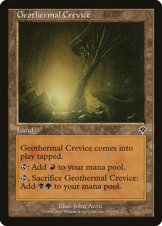 Geothermal Crevice [Invasion] | Eastridge Sports Cards & Games