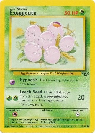 Exeggcute (52/64) [Jungle Unlimited] | Eastridge Sports Cards & Games