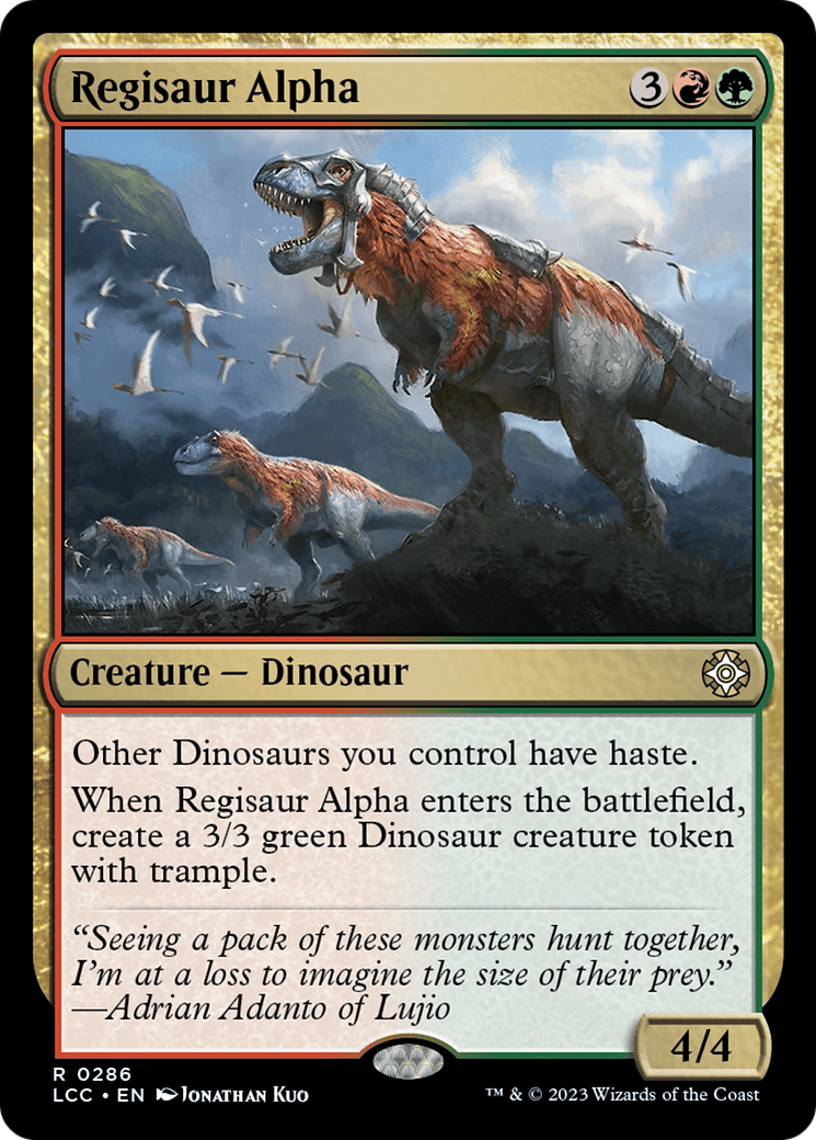 Regisaur Alpha [The Lost Caverns of Ixalan Commander] | Eastridge Sports Cards & Games