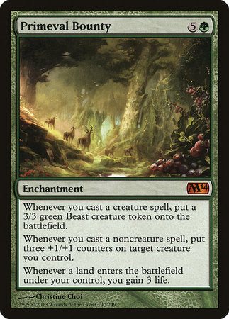 Primeval Bounty [Magic 2014] | Eastridge Sports Cards & Games