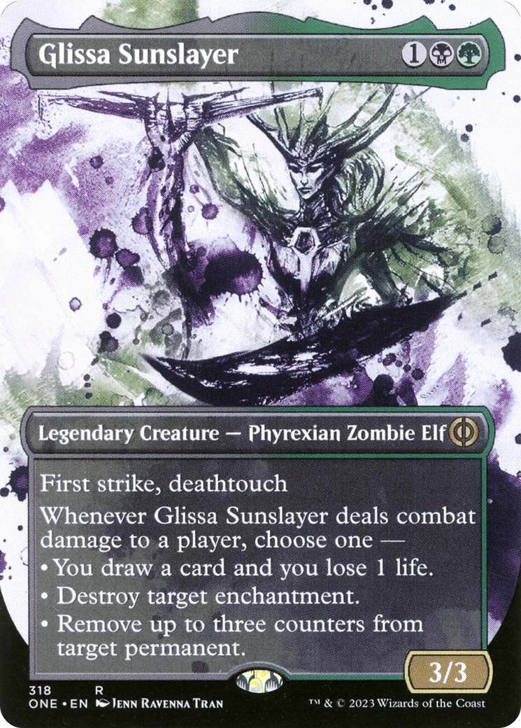 Glissa Sunslayer (Borderless Ichor) [Phyrexia: All Will Be One] | Eastridge Sports Cards & Games