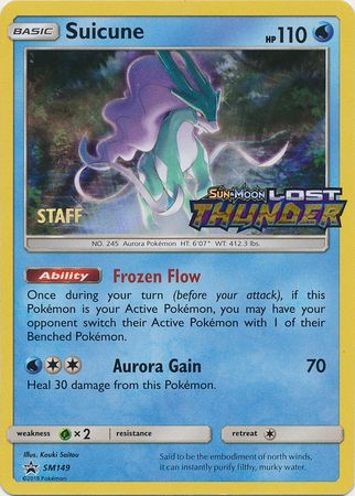 Suicune (SM149) (Staff Prerelease Promo) [Sun & Moon: Black Star Promos] | Eastridge Sports Cards & Games