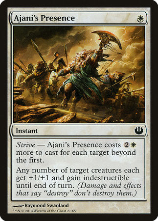 Ajani's Presence [Journey into Nyx] | Eastridge Sports Cards & Games