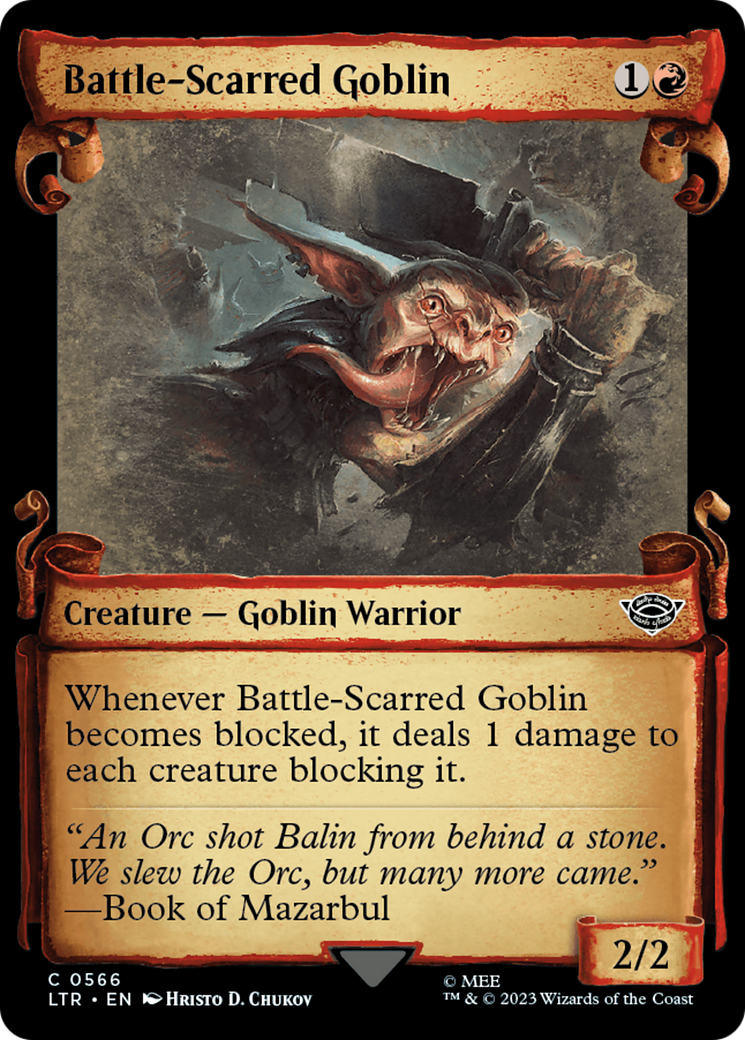 Battle-Scarred Goblin [The Lord of the Rings: Tales of Middle-Earth Showcase Scrolls] | Eastridge Sports Cards & Games