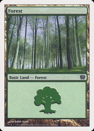 Forest (350) [Ninth Edition] | Eastridge Sports Cards & Games