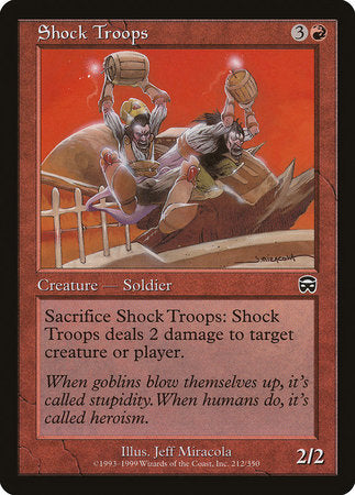 Shock Troops [Mercadian Masques] | Eastridge Sports Cards & Games