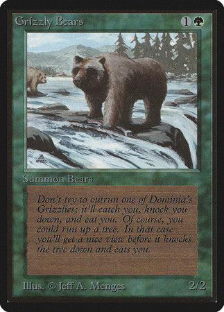 Grizzly Bears [Limited Edition Beta] | Eastridge Sports Cards & Games
