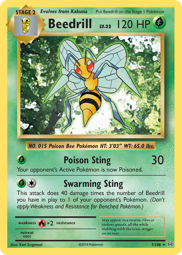 Beedrill (7/108) [XY: Evolutions] | Eastridge Sports Cards & Games