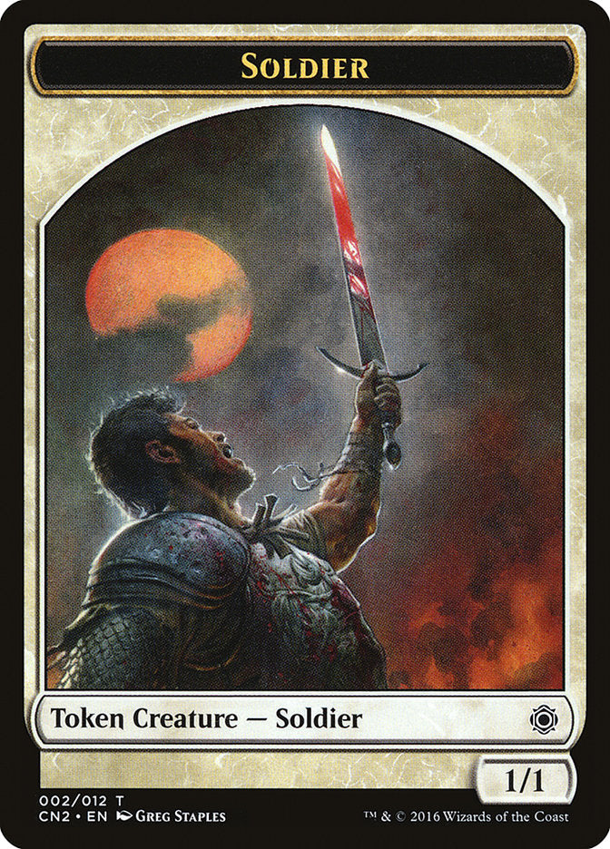 Soldier (002/012) [Conspiracy: Take the Crown Tokens] | Eastridge Sports Cards & Games