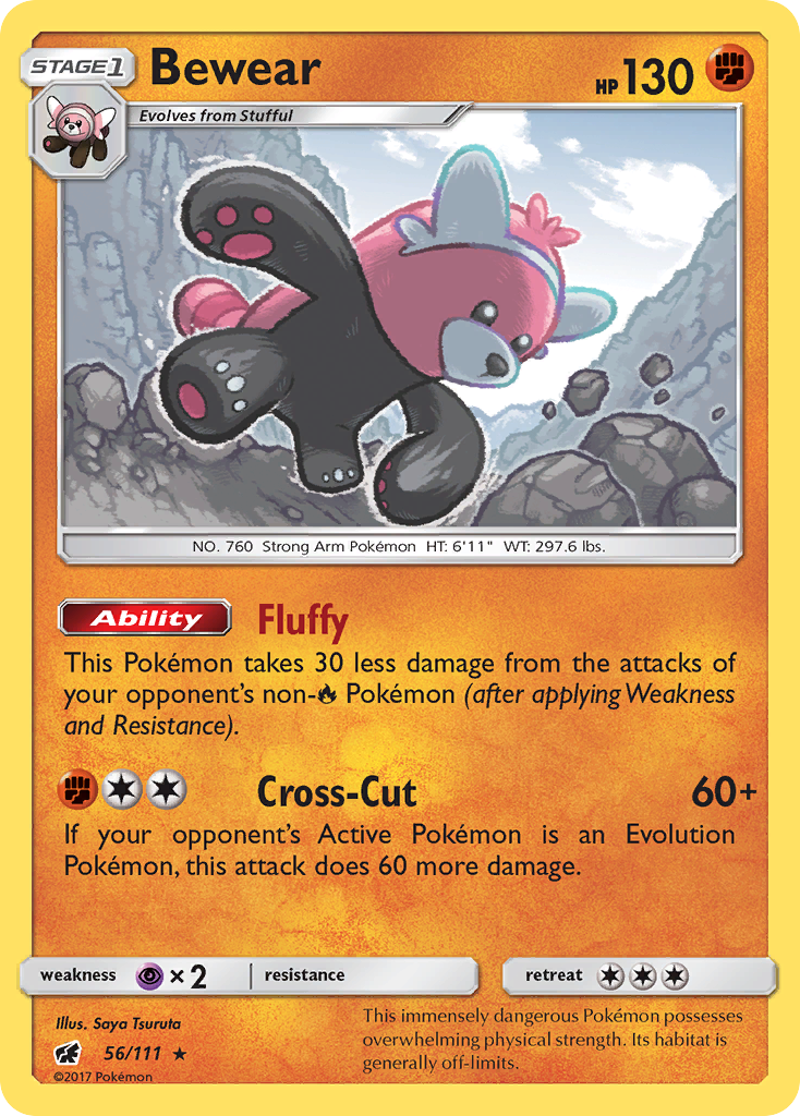 Bewear (56/111) [Sun & Moon: Crimson Invasion] | Eastridge Sports Cards & Games