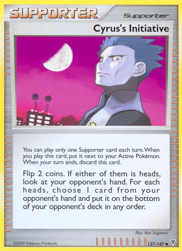 Cyrus's Initiative (137/147) [Platinum: Supreme Victors] | Eastridge Sports Cards & Games
