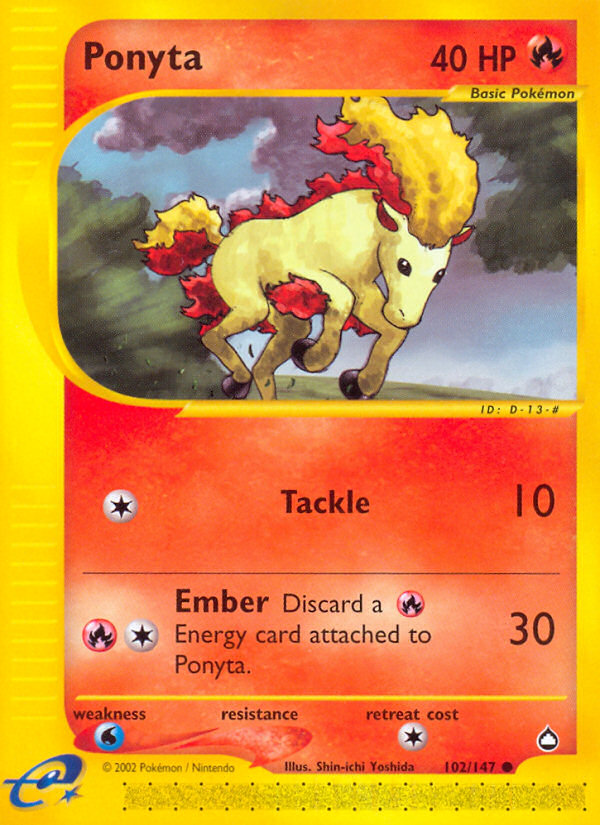 Ponyta (102/147) [Aquapolis] | Eastridge Sports Cards & Games