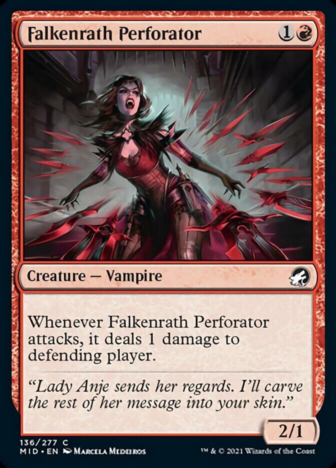 Falkenrath Perforator [Innistrad: Midnight Hunt] | Eastridge Sports Cards & Games