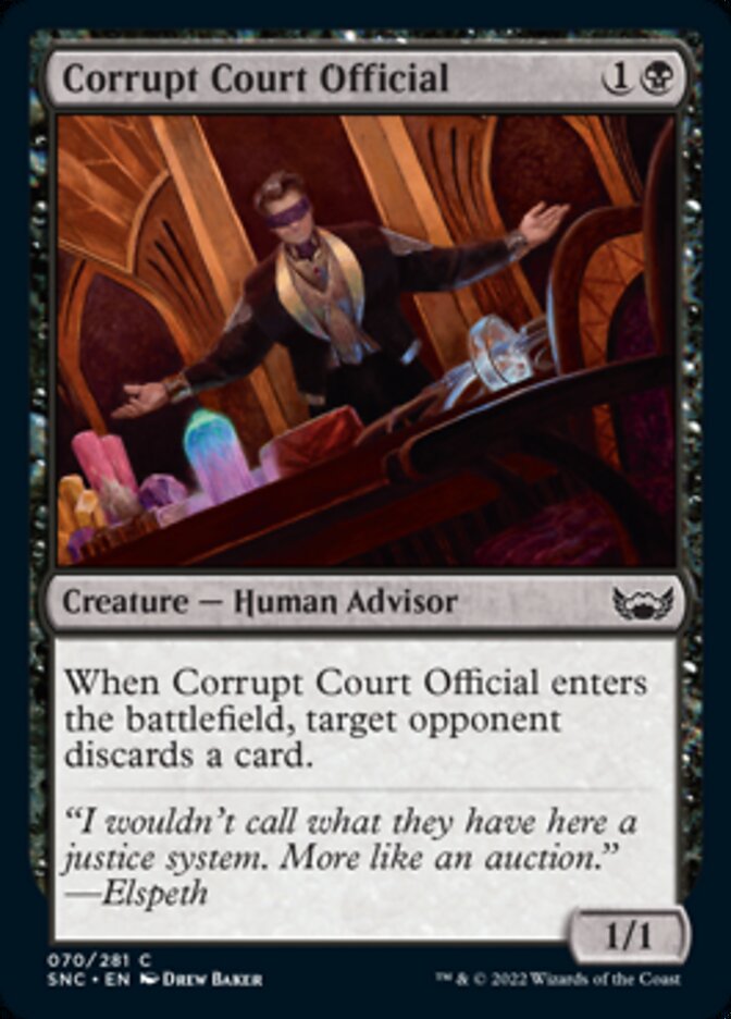 Corrupt Court Official [Streets of New Capenna] | Eastridge Sports Cards & Games