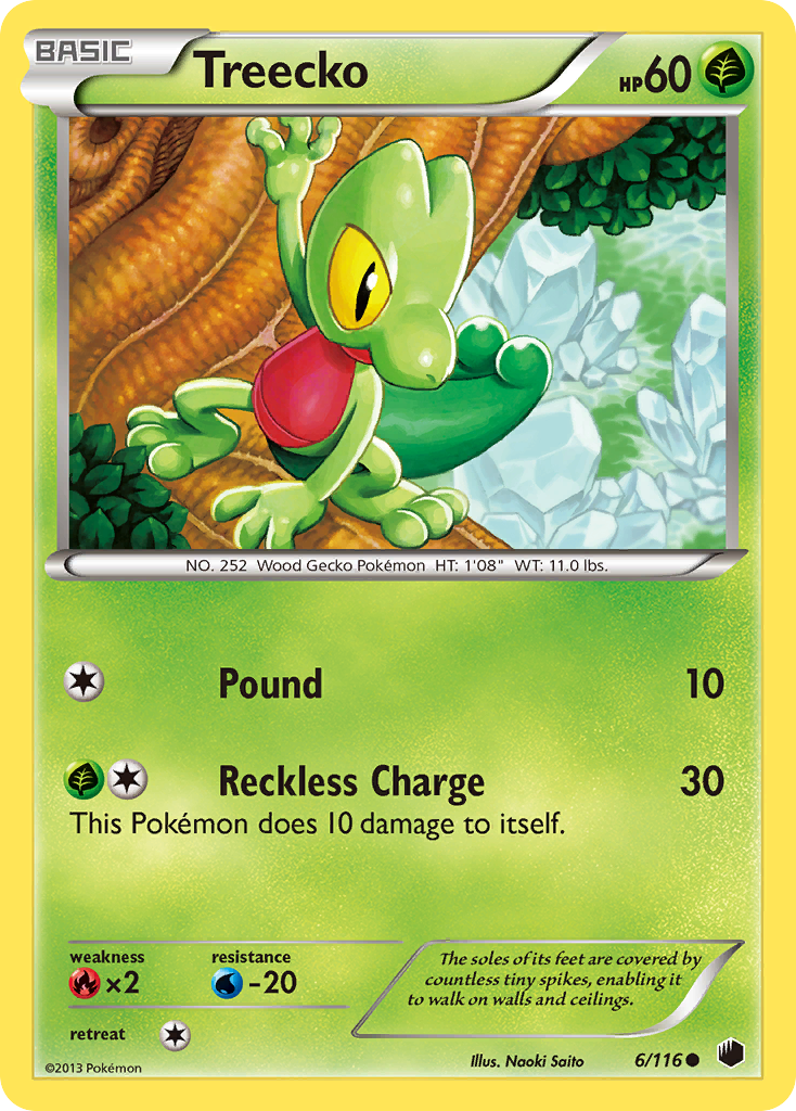 Treecko (6/116) [Black & White: Plasma Freeze] | Eastridge Sports Cards & Games