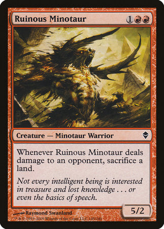 Ruinous Minotaur [Zendikar] | Eastridge Sports Cards & Games