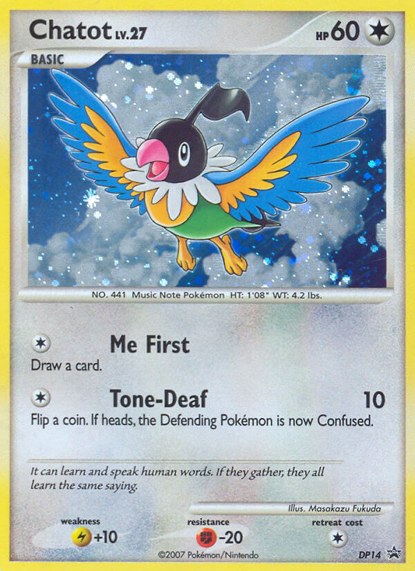 Chatot (DP14) [Diamond & Pearl: Black Star Promos] | Eastridge Sports Cards & Games