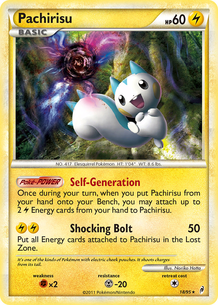 Pachirisu (18/95) [HeartGold & SoulSilver: Call of Legends] | Eastridge Sports Cards & Games