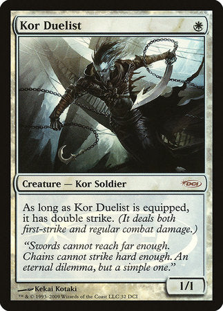 Kor Duelist [Wizards Play Network 2009] | Eastridge Sports Cards & Games