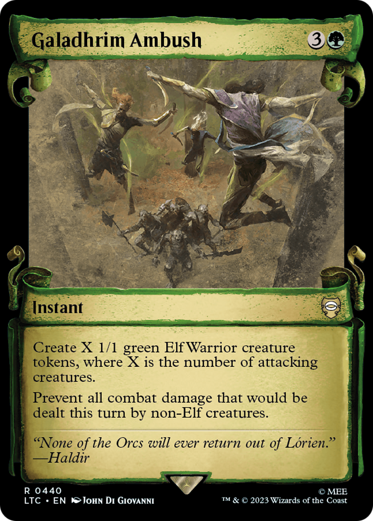 Galadhrim Ambush [The Lord of the Rings: Tales of Middle-Earth Commander Showcase Scrolls] | Eastridge Sports Cards & Games