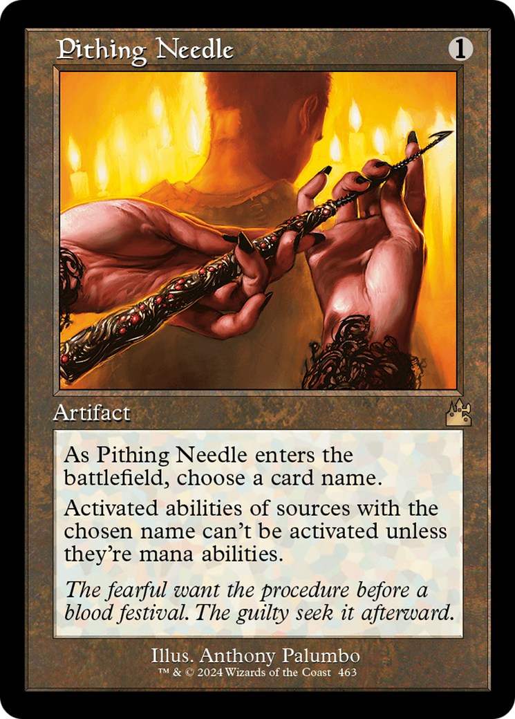 Pithing Needle (Retro Frame) [Ravnica Remastered] | Eastridge Sports Cards & Games