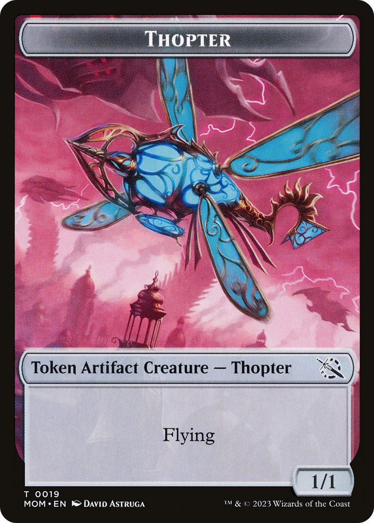 Thopter // Knight (10) Double-Sided Token [March of the Machine Tokens] | Eastridge Sports Cards & Games