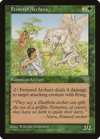 Femeref Archers [Mirage] | Eastridge Sports Cards & Games