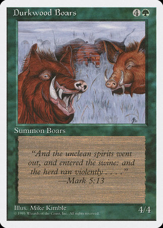 Durkwood Boars [Fourth Edition] | Eastridge Sports Cards & Games