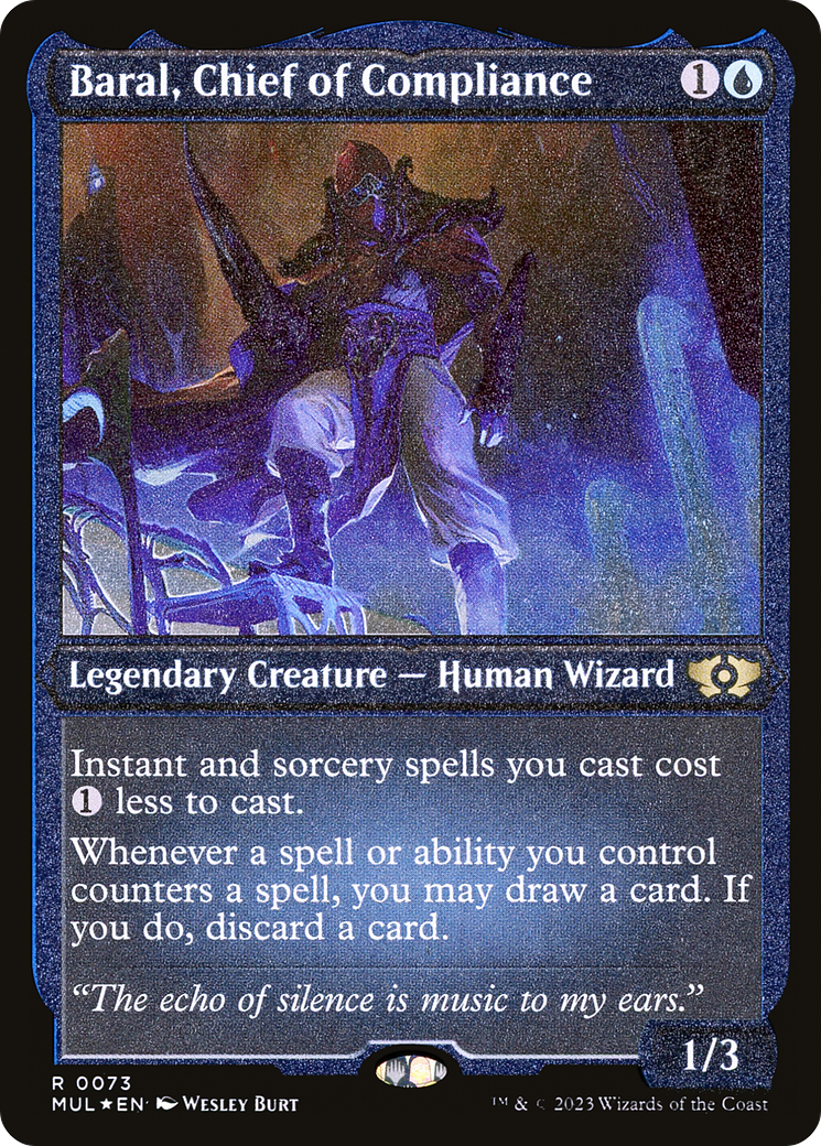 Baral, Chief of Compliance (Foil Etched) [Multiverse Legends] | Eastridge Sports Cards & Games