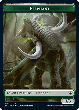 Elephant // Thopter Double-Sided Token [Starter Commander Decks] | Eastridge Sports Cards & Games