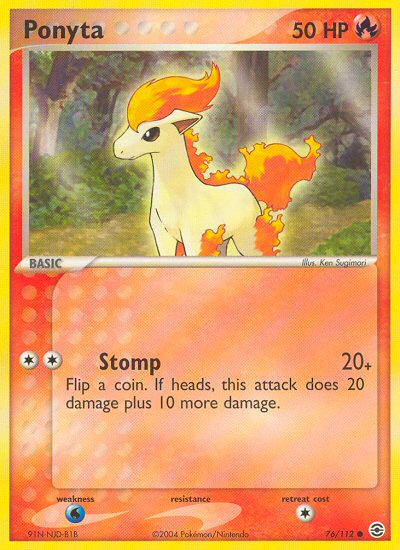 Ponyta (76/112) [EX: FireRed & LeafGreen] | Eastridge Sports Cards & Games