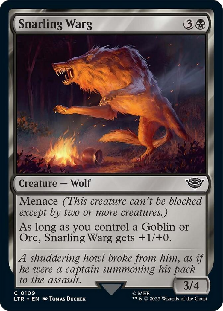 Snarling Warg [The Lord of the Rings: Tales of Middle-Earth] | Eastridge Sports Cards & Games