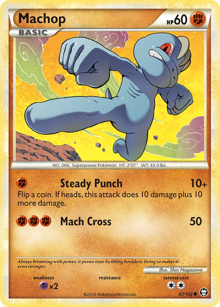 Machop (67/102) [HeartGold & SoulSilver: Triumphant] | Eastridge Sports Cards & Games