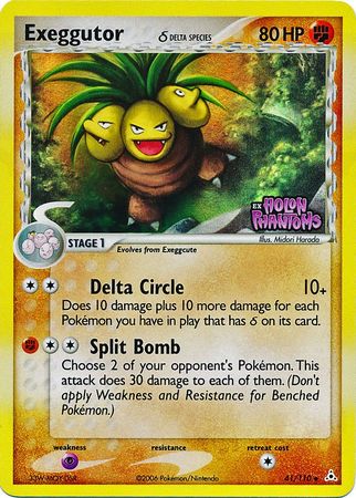 Exeggutor (41/110) (Delta Species) (Stamped) [EX: Holon Phantoms] | Eastridge Sports Cards & Games