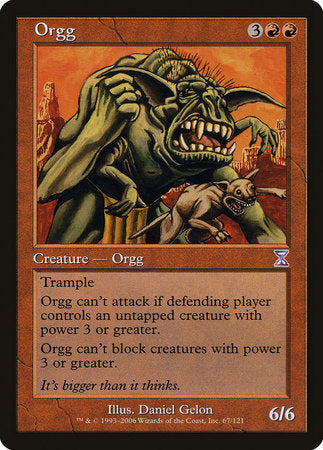 Orgg [Time Spiral Timeshifted] | Eastridge Sports Cards & Games