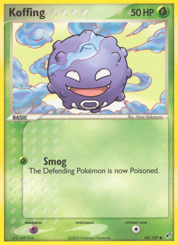 Koffing (62/107) [EX: Deoxys] | Eastridge Sports Cards & Games