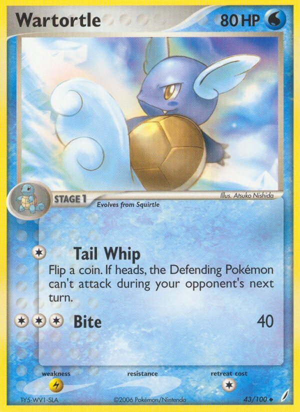 Wartortle (43/100) [EX: Crystal Guardians] | Eastridge Sports Cards & Games