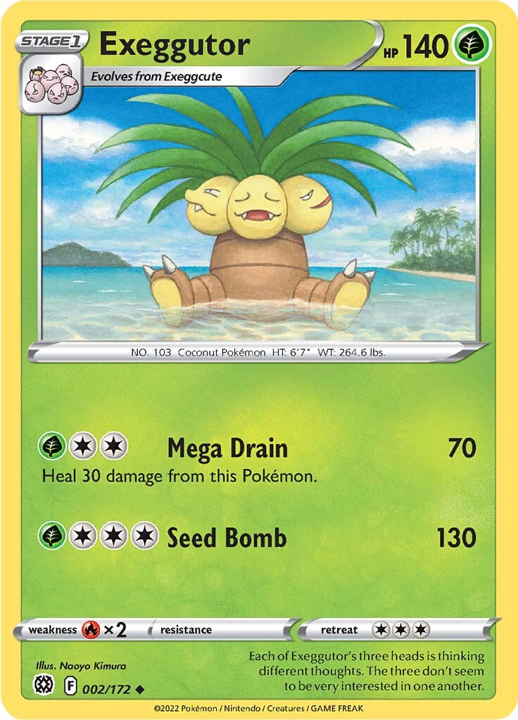 Exeggutor (002/172) [Sword & Shield: Brilliant Stars] | Eastridge Sports Cards & Games