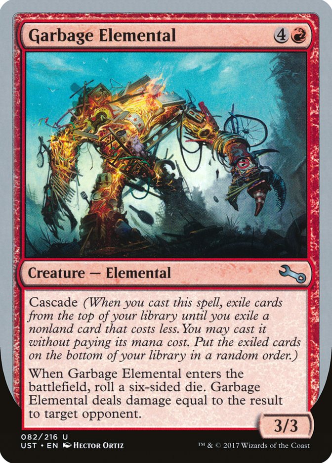 Garbage Elemental (3/3 Creature) [Unstable] | Eastridge Sports Cards & Games
