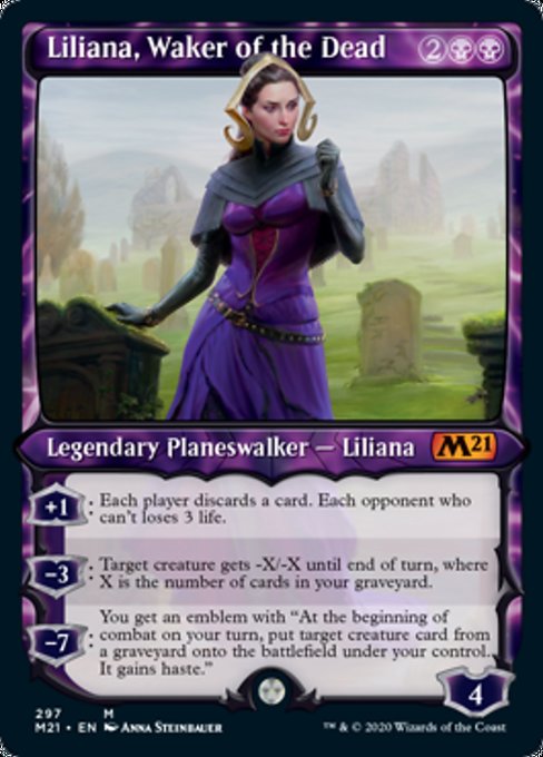 Liliana, Waker of the Dead (Showcase) [Core Set 2021] | Eastridge Sports Cards & Games